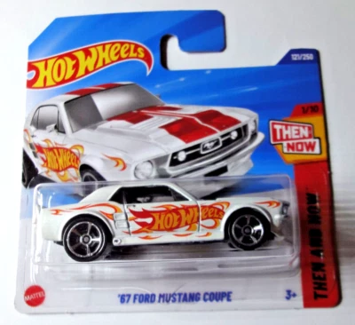 Hot Wheels - '67 Ford Mustang Coupe - Weiß - Then and Now 2025 - HYY62 - Bild 1 von 3