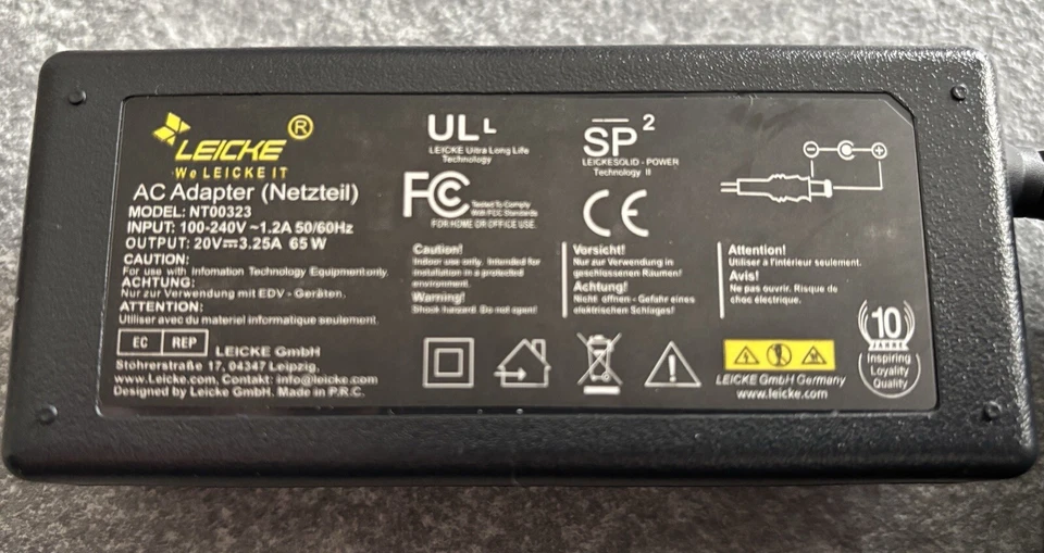 AC Adapter von Leicke neu - Bild 2 von 3