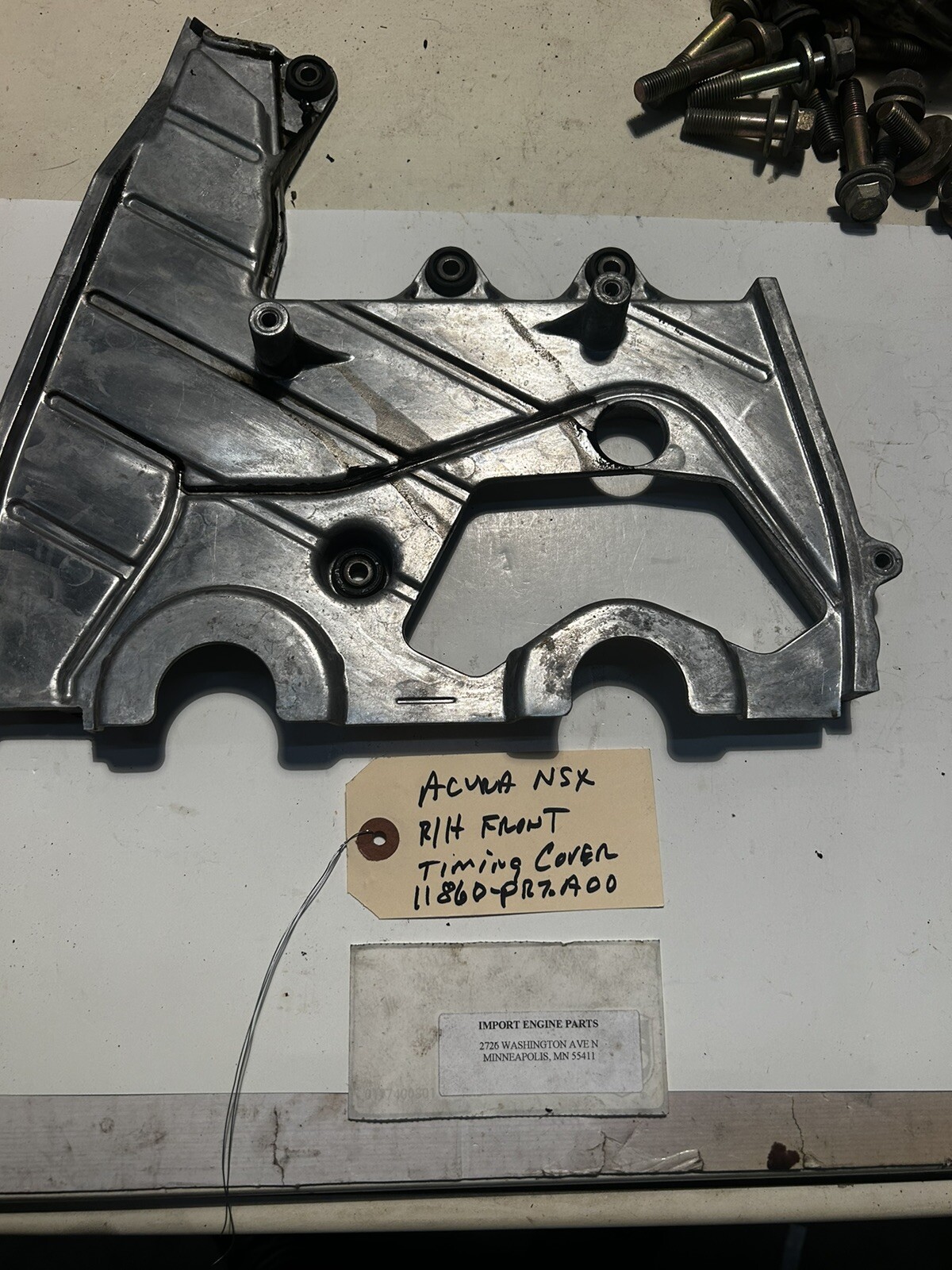 FRONT TIMING COVER USED FITS ACURA NSX 2997c C30A1 DOHC 1991-1997  11860-PR7-A00