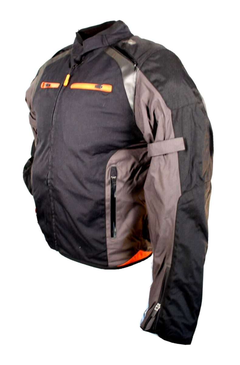 New KTM Street EVO Size Small Black/Gray/Orange Mens