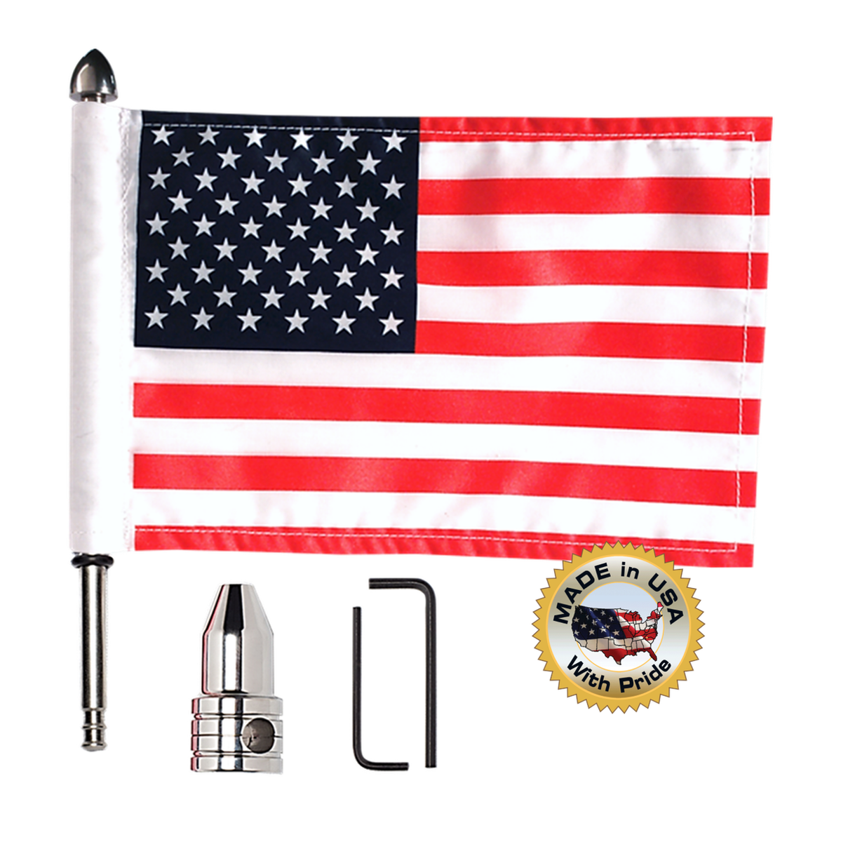PRO PAD RFM-FXD5 Tour Pack Solid Flag Mount With Flag - 5/8