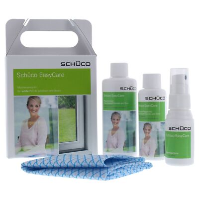 Schüco EasyCare Pflegemittel Set für weiße Kunststofffenster und -Türen 2988510