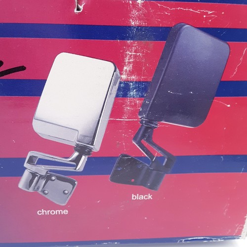 NOS OE Jeep Wrangler REPLACEMENT Manual Left Side Mirror for 1987-1999 JH-741 - Picture 7 of 10