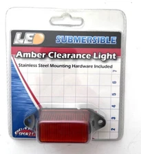 BOATER SPORTS BOAT MARINE SUBMERSIBLE TRIALER LED AMBER CLEARANCE LIGHT  59310