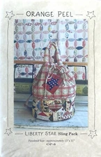Orange Peek Liberty Star Sling Pack Pattern 1999
