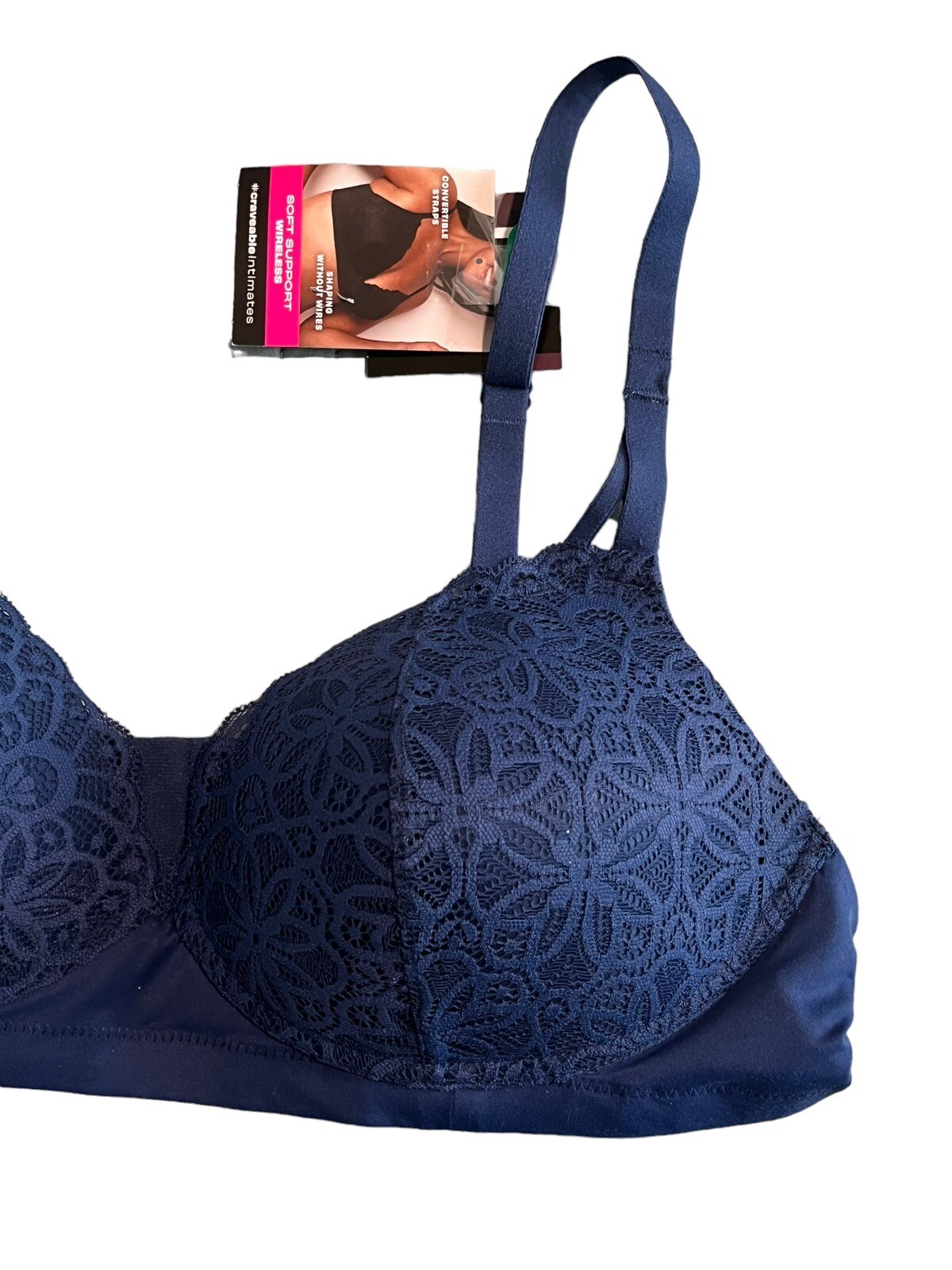 Maidenform Bra Large Adjustable B C D Cup Comfort Soft Support Wireless