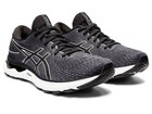 Asics Gel Nimbus 24 4E WIDE Mens US 9 Black White Running Shoes Sneakers New ☑️