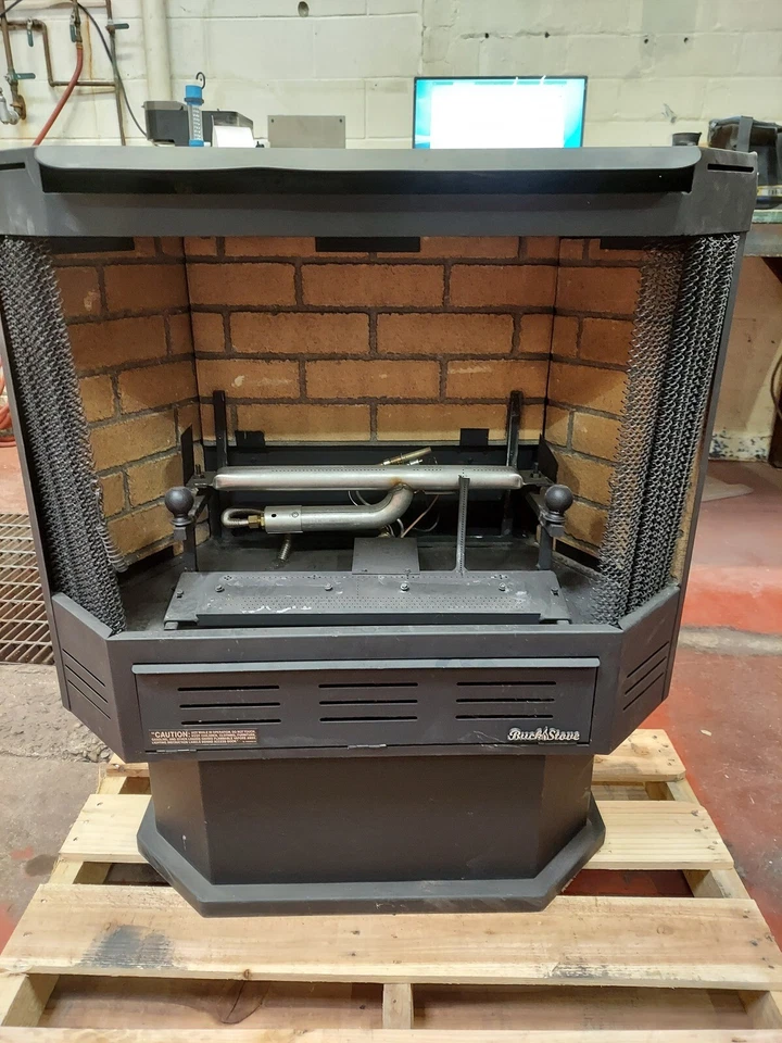 Estufa de gas Buck modelo 329 sin ventilación, arañazos y abolladuras Foto 3 de 4