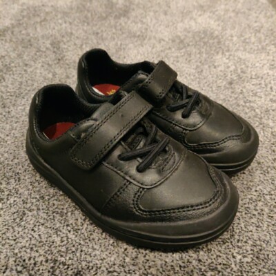 Clarks Rock Verve Kids Boys Black Leather School Shoes UK Size RRP £50  UK