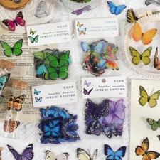 Butterfly Sticker Pack, 40 stickers per pack S001