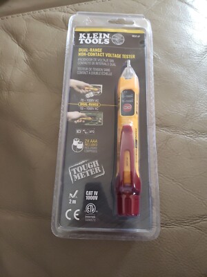Klein Tools (#NCVT-2P) Non-Contact Voltage Tester, Dual Range, 12V-1000V AC