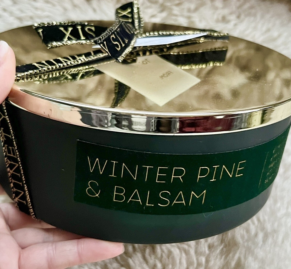 DW HOME NINETY SIX WINTER PINE & BALSAM SCENTED XXXL CANDLE 31.7