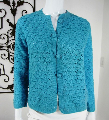 KNIT FASHIONS INC. LONG SLEEVE CARDIGAN 
