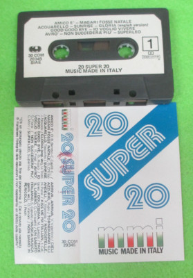 MC compilation 20 SUPER 20 1983 POOH HEATHER PARISI CAPUTO GIUNI RUSSO  no cd lp