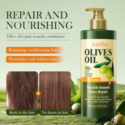 Olive Oil Repairing Nourishing Hair Conditioner Deep Moisturizing Hair Care