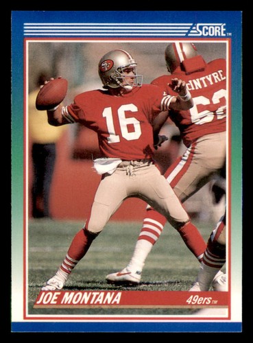1990 Score #1 Joe Montana - Picture 1 of 2