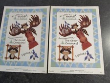Suzy Zoo Stickers 2 Sheets Moose Outdoors Woodland Animals /BT1 67