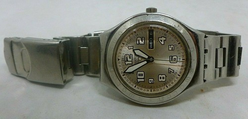 SWATCH IRONY IN ACCIAIO CON DATARIO- FUNZIONANTE -1999 | eBay
