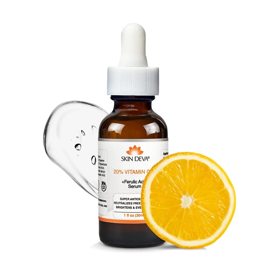 Skin Deva 20% Vitamin C Serum with Vitamin E Plus Ferulic Acid Serum 1 Oz