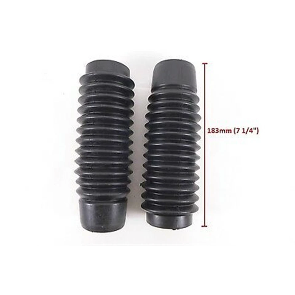 2 polainas de arranque de horquilla FastMoto para Honda CB, CL, CT Yamaha DT RT TX XS 45-39651 Foto 2 de 4