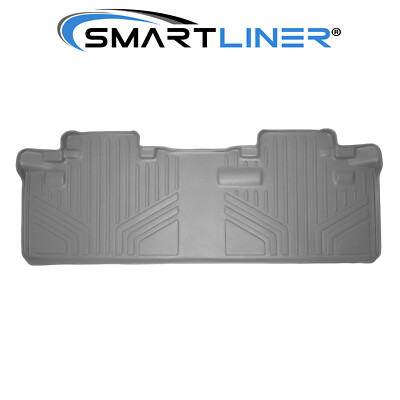 SMARTLINER Custom Fit Floor Mat 2nd Row Gray 2011-2020 Toyota Sienna 8 Passenger