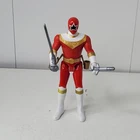 VTG Power Rangers Zeo Red Ranger V Action Figure 1996 Bandai Missing Gun