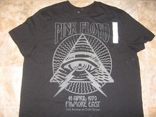 PINK FLOYD APRIL 16 1970 FILMORE EAST OFFICIAL NEW WITH TAG CONCERT TOUR T-SHIRT