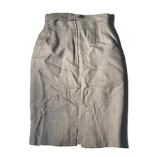 Vintage Valentino Skirt Size 42/8 Miss V Gray