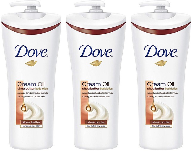 dove shea butter cream oil body lotion