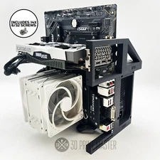 CPU AI Compute Rig Stand / Crypto Mining Rig Stand + Screws (PETG-V2)