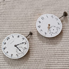 LOT OF 2 EXTRA FINE POCKET WATCH MOVEMENTS ORATOR AND OTHER FOR REPAIR /PARTS