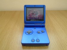 Nintendo Game Boy Advance SP Blue AGS-001 Console Tested & Working