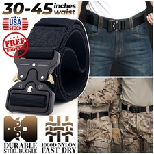 Steel Buckle Tactical Quick Release Belt 1000D Nylon 30-45" Waist US Free Ship