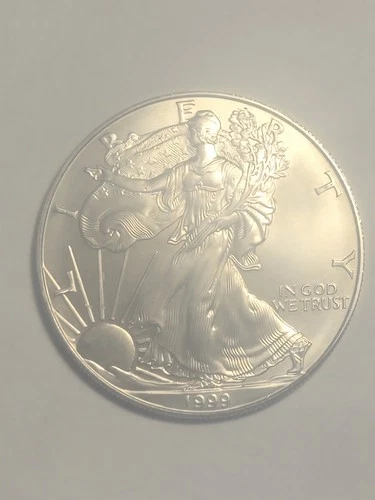1999 American Silver Eagle  1ozt  Fine Silver