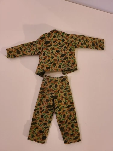 Vintage GI Joe 1960's - Marine - Camouflage Fatigue Set Hasbro Hong Kong