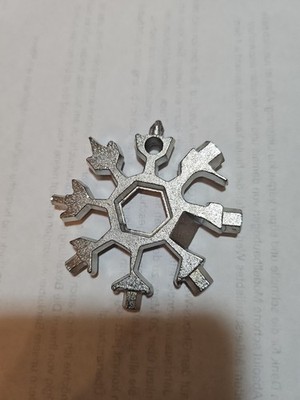 18 in 1 Werkzeug Schneeflocken Multitool Multifunktionswerkzeug Edelstahl