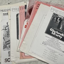 Lot 24 original movie pressbooks 1970&rsquo;s Advertisement Material Some Duplicates
