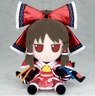 PSL Touhou Plush 106 Reimu Hakurei Lostword Moon War Shaman FumoFumo w/ Badge JP