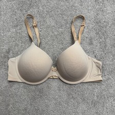 Auden The Everyday T-Shirt Bra Womens 36C Beige Nude Lightly Lined Comfortable