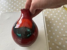Poole Pottery Volcano  Bud Vase 13cm tall