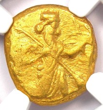 Persia Achaemenid Gold Hero AV Daric Bible Coin 400 BC - Certified NGC XF (EF)
