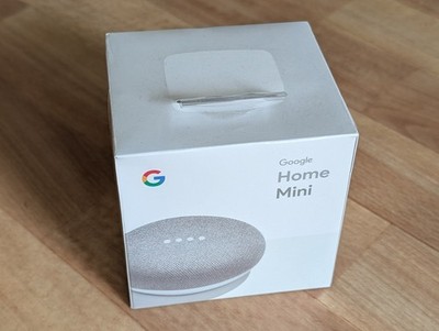 Google Home Mini Kreide - Smart Lautsprecher Sprachassistent versiegelte OVP NEU