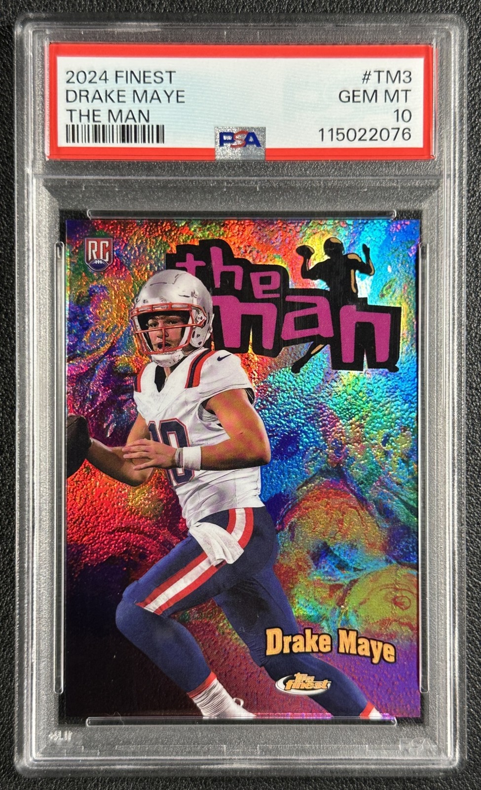 Drake Maye Topps Finest the Man #TM3 Base