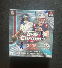 2025 Topps Chrome football MEGA box SEALED
