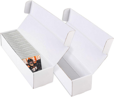Card Storage Box,2-Pack   1000 Count Card Box,Trading Card Storage Box for Tcg/M