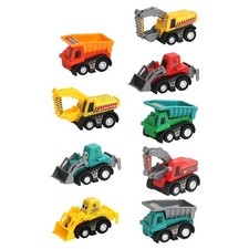 6-Piece Die-Cast Mini Construction Vehicle Set