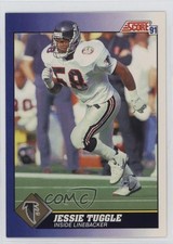 1991 Score Jessie Tuggle #58 0z3d