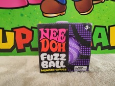 NeeDoh Fuzz Ball Wonder Waves Purple Squishy Stress Ball Nee Doh Fuzzball New