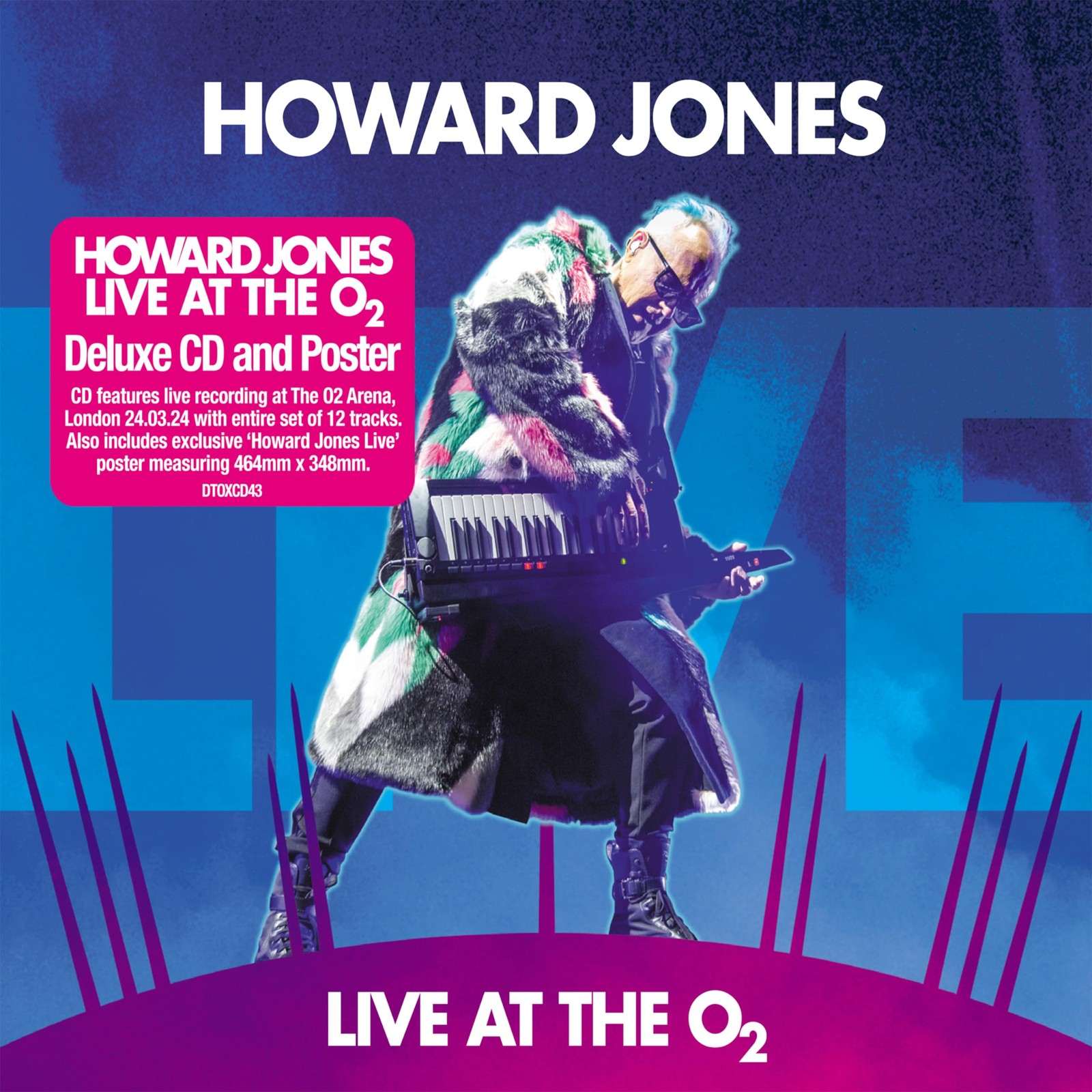 Howard Jones Live At the O2 CD Edition CD DTOXCD43 NEW