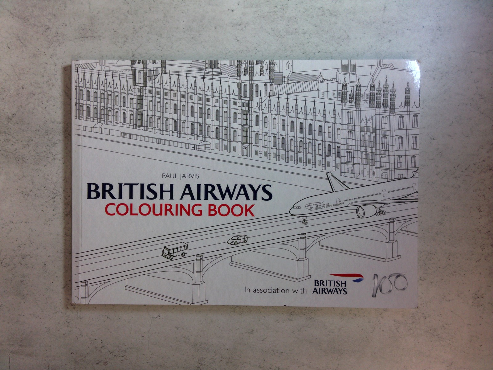 British Airways Colouring Book by Paul Jarvis (2017) Paperback
